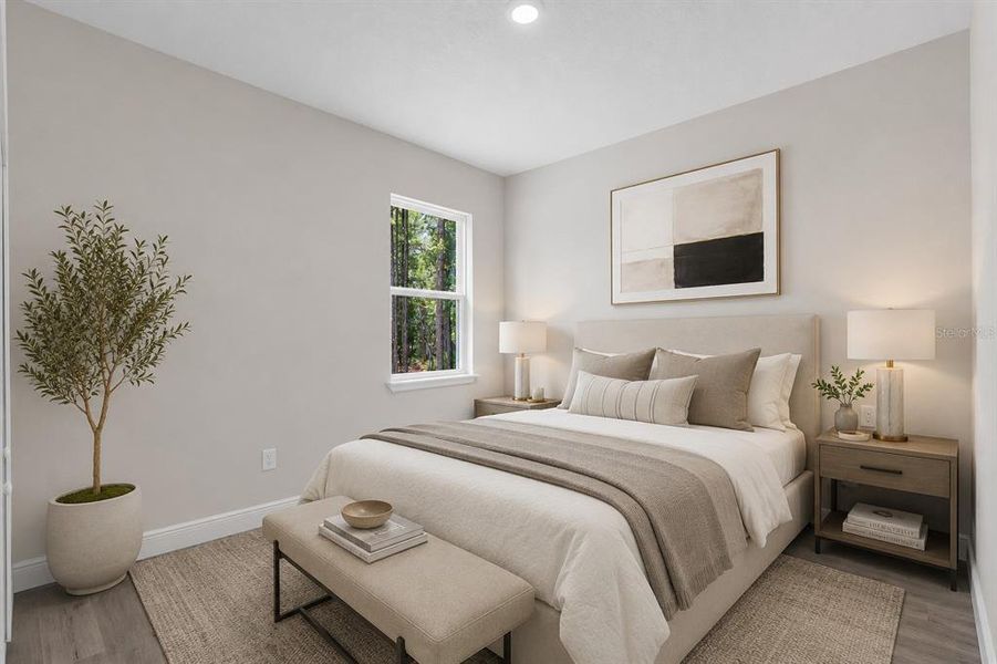 Furnished interior view inside a new home in , Citrus Springs (Image 35).