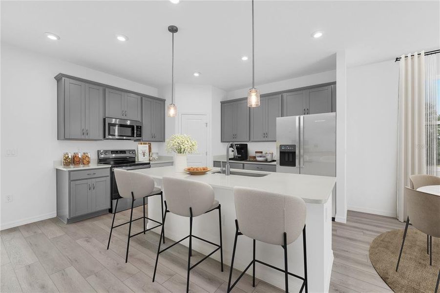 Furnished interior view inside a new home in Scenic Terrace, Lake Hamilton (Image 15).