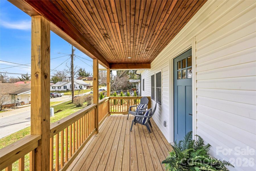 Exterior details and patio area of a home in , Hendersonville (Image 26).