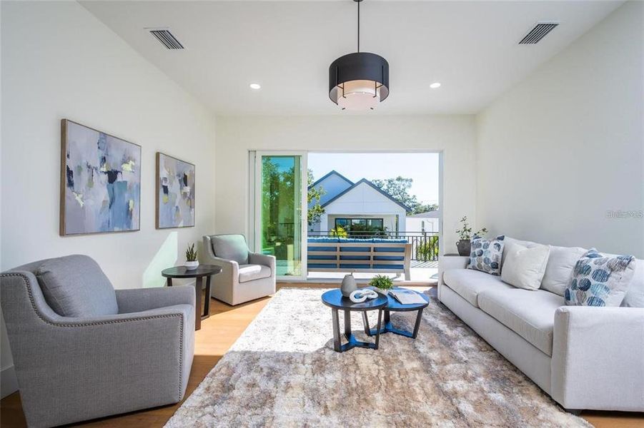 Furnished interior view inside a new home in , Sarasota (Image 51).