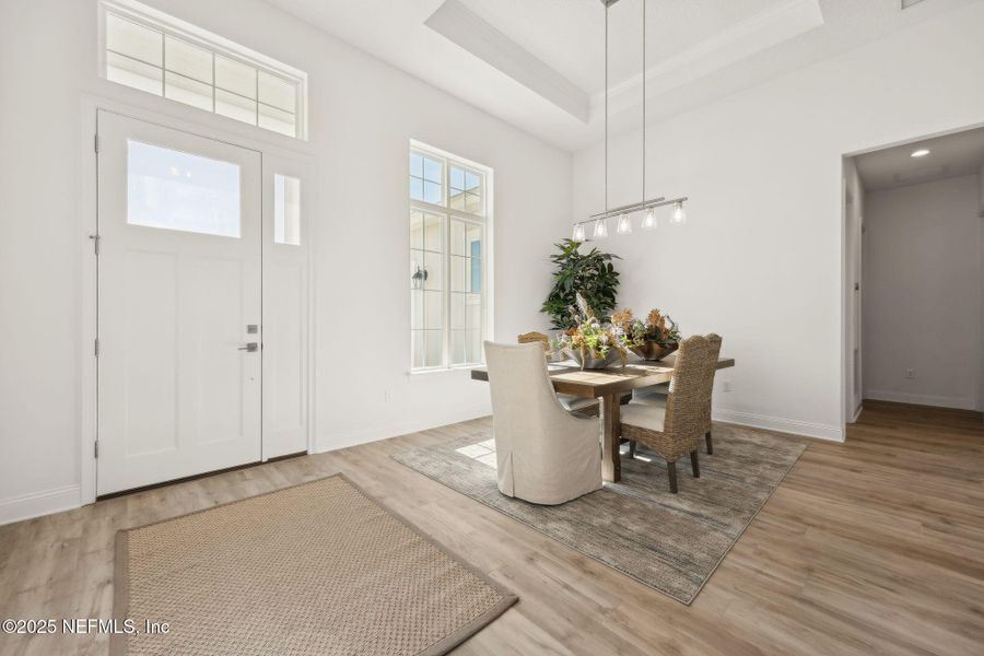 Furnished interior view inside a new home in Amelia National, Fernandina Beach (Image 7). Furnished interior view inside a new home in Amelia National, Fernandina Beach (Image 7).