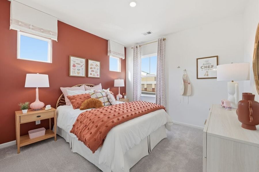 Furnished interior view inside a new home in Terraces at the Exchange, Indian Land (Image 19).