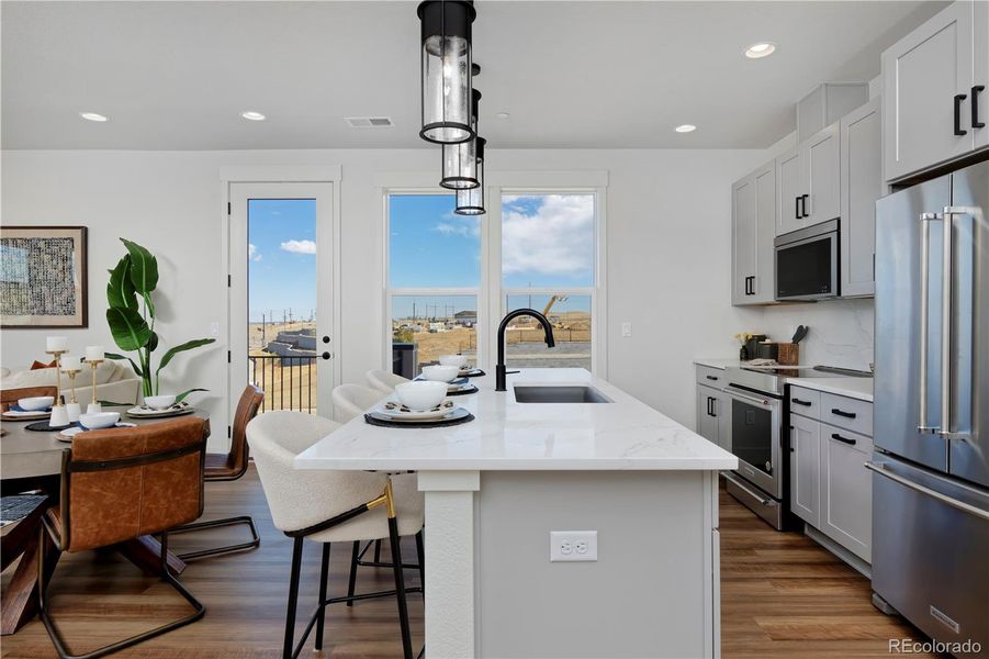 Furnished interior view inside a new home in , Lone Tree (Image 9).