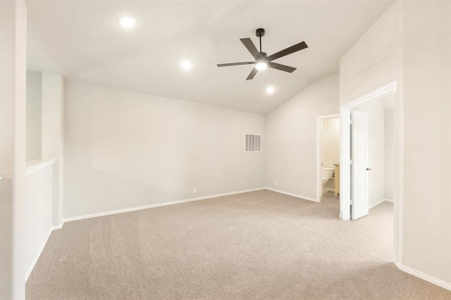 Spacious, unfurnished interior of a new home in Ridge Ranch Classic 50, Mesquite (Image 22). Spacious, unfurnished interior of a new home in Ridge Ranch Classic 50, Mesquite (Image 22).