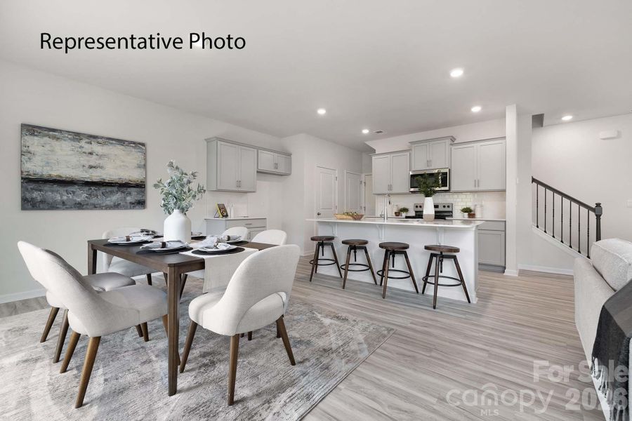 Furnished interior view inside a new home in Huffman Ridge, Hickory (Image 19).