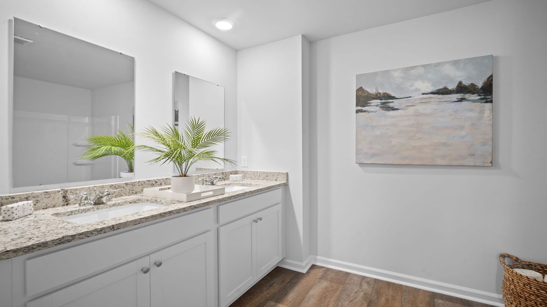 Furnished interior view inside a new home in The Groves at Bees Creek, Ridgeland (Image 31).