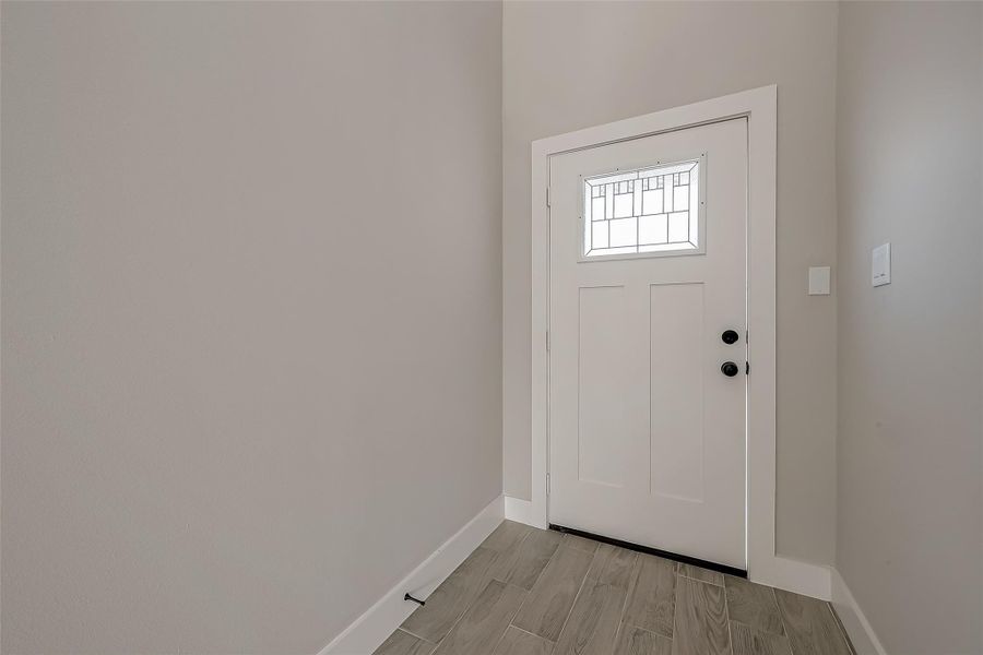 Interior entrance Interior entrance