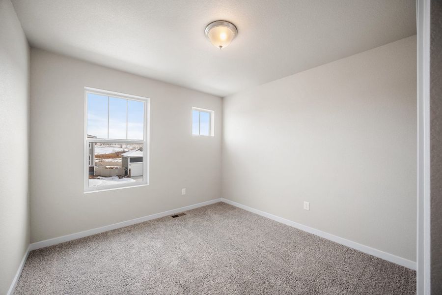 Spacious, unfurnished interior of a new home in Aspen Ranch, Fountain (Image 23). Spacious, unfurnished interior of a new home in Aspen Ranch, Fountain (Image 23).