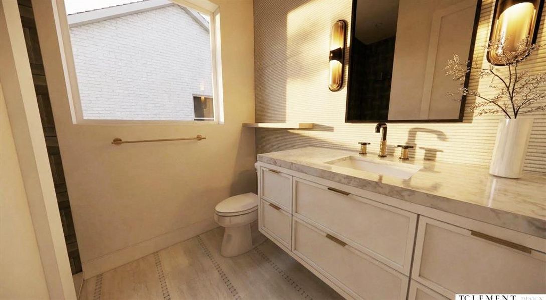 Furnished interior view inside a new home in , Dallas (Image 7).