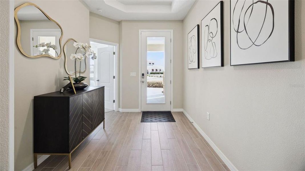 Furnished interior view inside a new home in Archers Mill, Ormond Beach (Image 2).