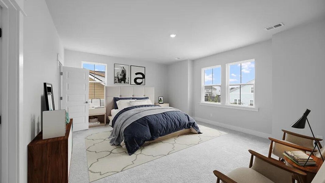 Furnished interior view inside a new home in Carnes Crossroads, Summerville (Image 7).