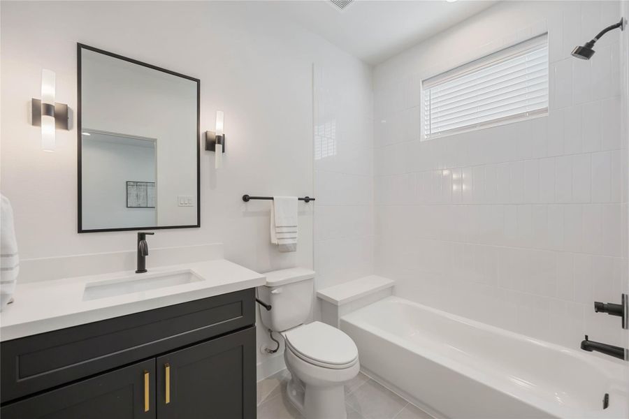 First floor full size bathroom