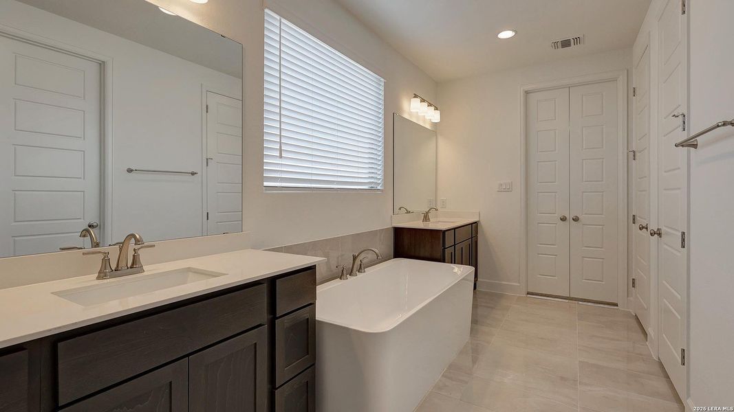 Furnished interior view inside a new home in Alsatian Oaks, Castroville (Image 7).
