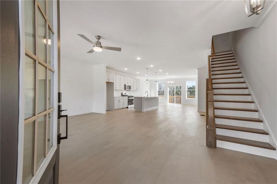 Spacious, unfurnished interior of a new home in , Sugar Hill (Image 36). Spacious, unfurnished interior of a new home in , Sugar Hill (Image 36).