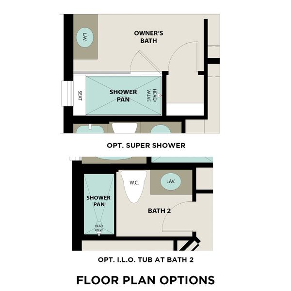 2D floor plan layout for the The Diana by Davidson Homes LLC in Lago Mar, Texas City, TX (Image 4).
