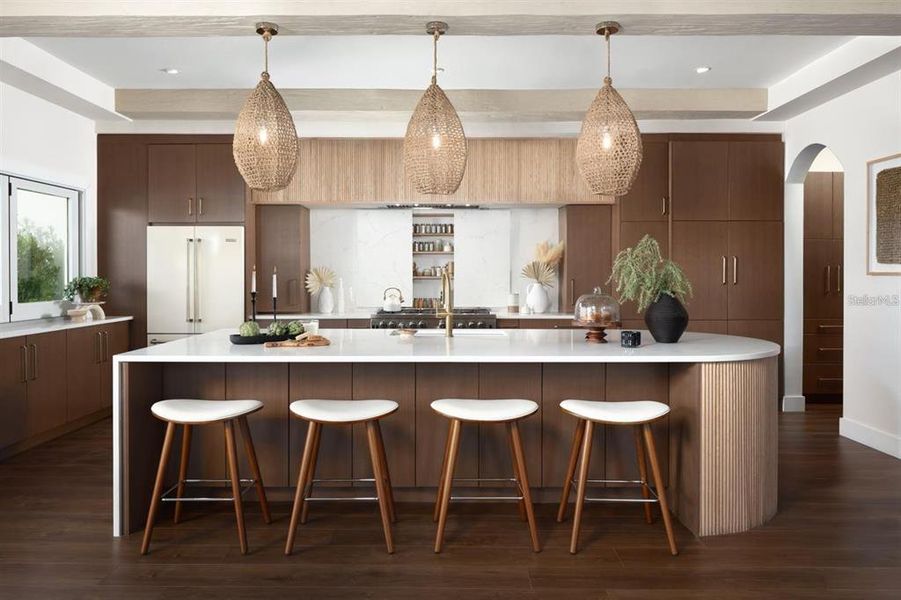 Furnished interior view inside a new home in , Treasure Island (Image 8).