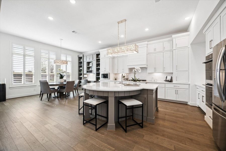 Furnished interior view inside a new home in Elyson, Katy (Image 30).