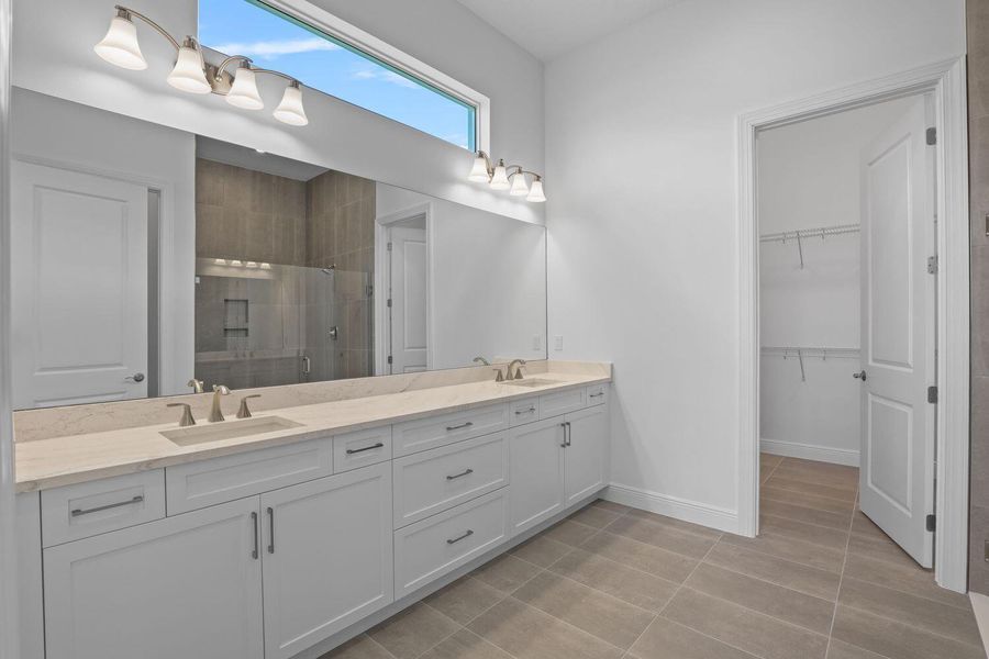 Furnished interior view inside a new home in Cresswind Palm Beach at Westlake, Westlake (Image 5).