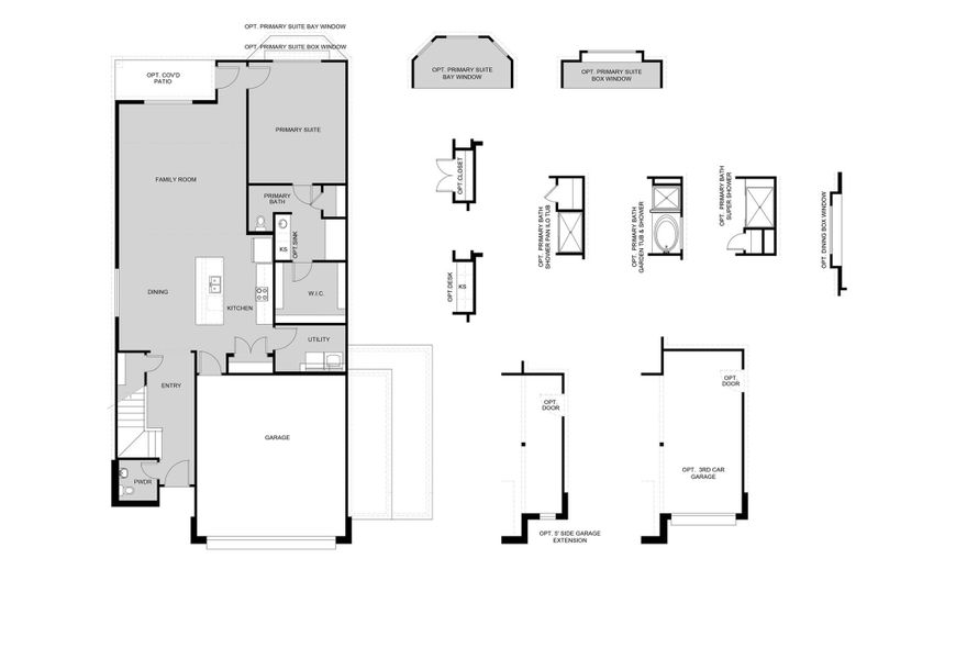 2D floor plan layout of this home in Bammel Oaks, Houston, TX (Image 4).