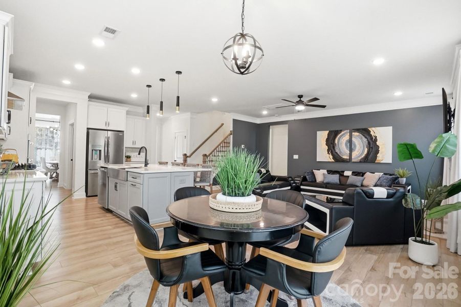 Furnished interior view inside a new home in Summerlin, Mooresville (Image 20).