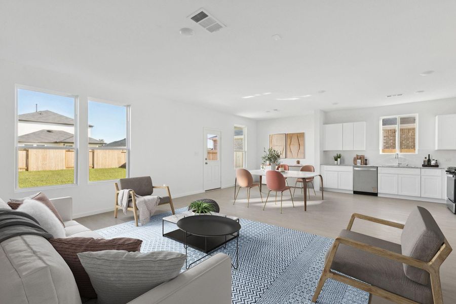 Furnished interior view inside a new home in Montgomery Bend, Montgomery (Image 10).