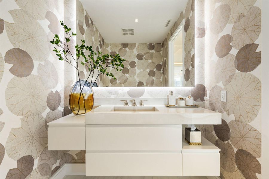 Furnished interior view inside a new home in , Boca Raton (Image 11).