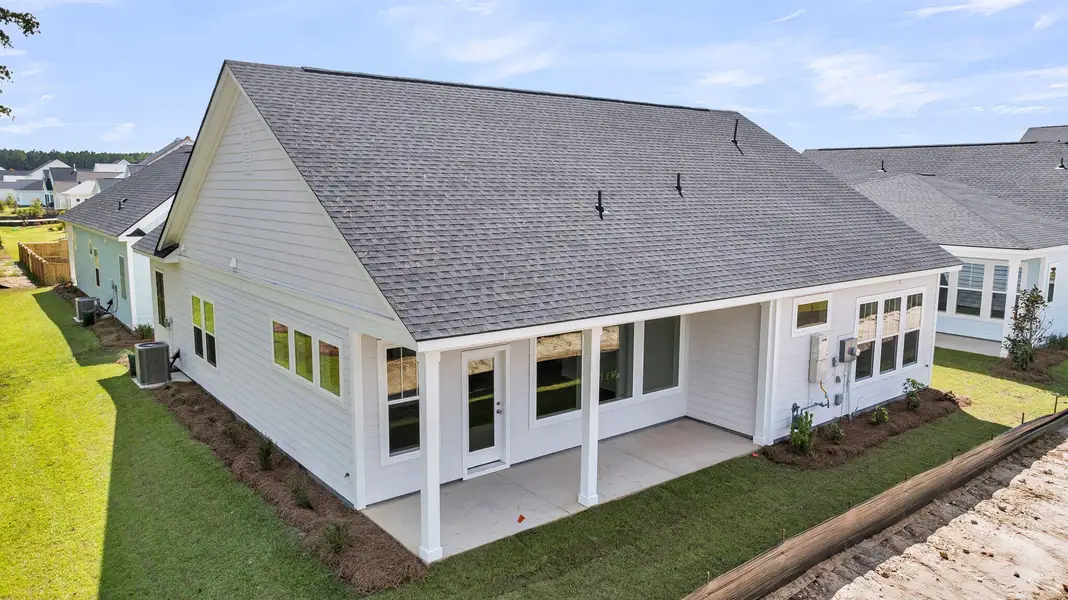 Exterior details and patio area of a home in , Summerville (Image 4). Exterior details and patio area of a home in , Summerville (Image 4).