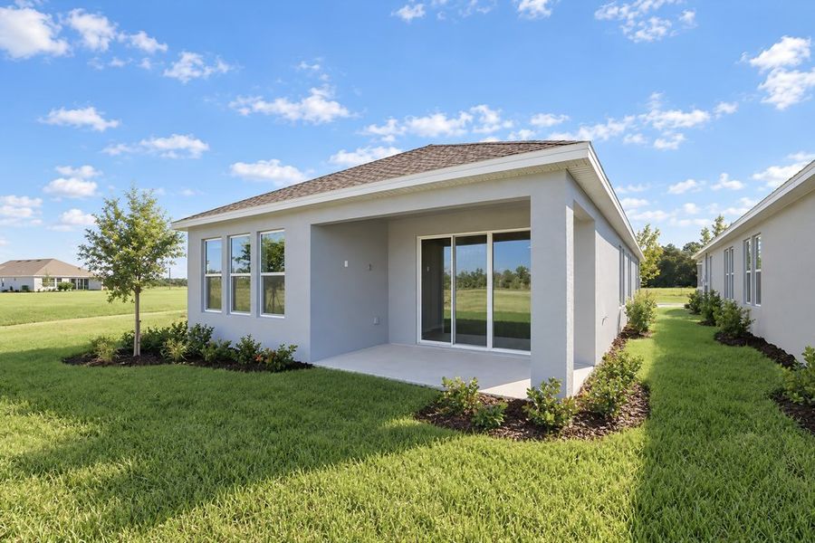 Exterior details and patio area of a home in Lochside, Mount Dora (Image 30).