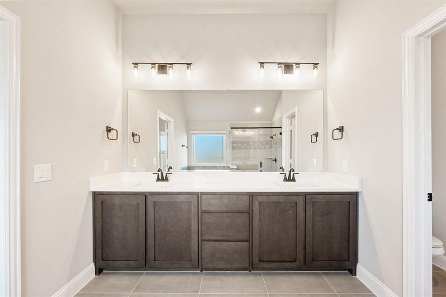Furnished interior view inside a new home in The Grove, Midlothian (Image 9).