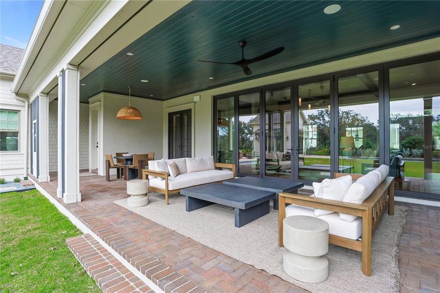 Exterior details and patio area of a home in , Oakland (Image 35).