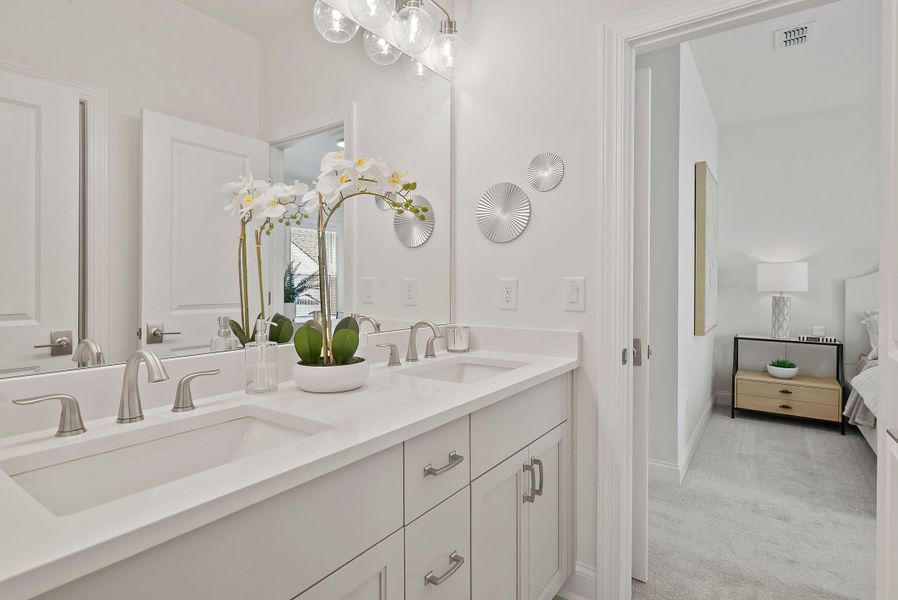 Representative furnished interior of a home built from the The Hickory by The Providence Group in Promenade at Sawnee Village, Cumming (Image 38).
