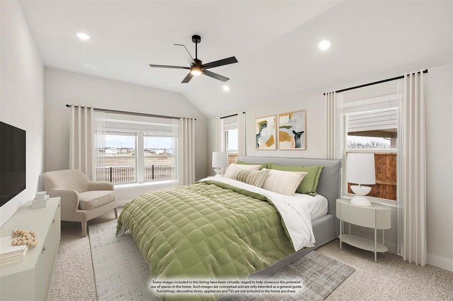 Furnished interior view inside a new home in Silo Mills, Joshua (Image 18).