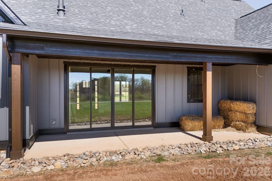 Exterior details and patio area of a home in , Norwood (Image 7).