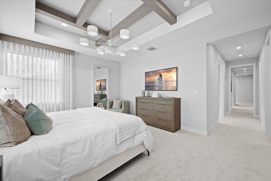 Furnished interior view inside a new home in Apex at Avenir, Palm Beach Gardens (Image 7).