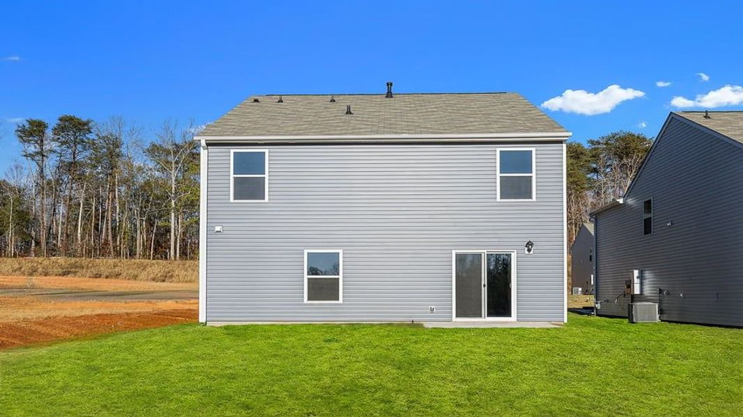 Exterior details and patio area of a home in Harrier Point, Woodruff (Image 21).