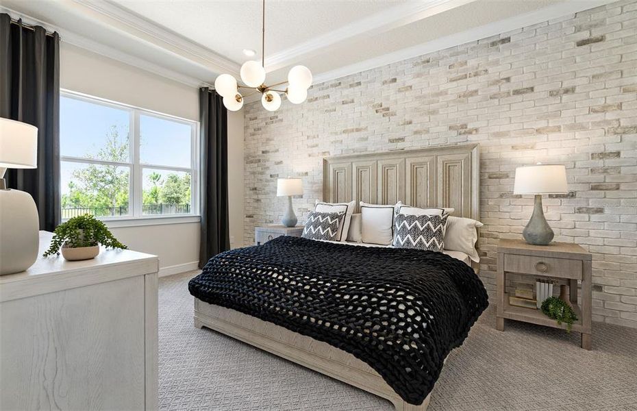 Furnished interior view inside a new home in , Mount Dora (Image 13).