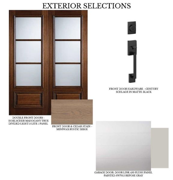 Sample of building materials used in homes in Two Step Farm, Montgomery (Image 11).