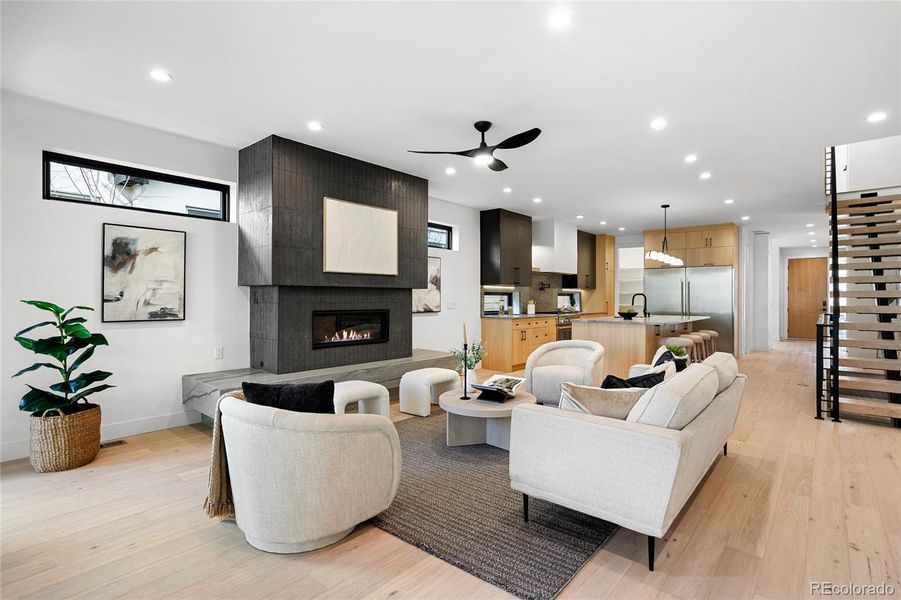 Furnished interior view inside a new home in , Denver (Image 11).