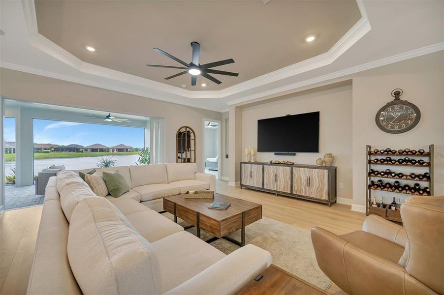 Furnished interior view inside a new home in , Palmetto (Image 10).