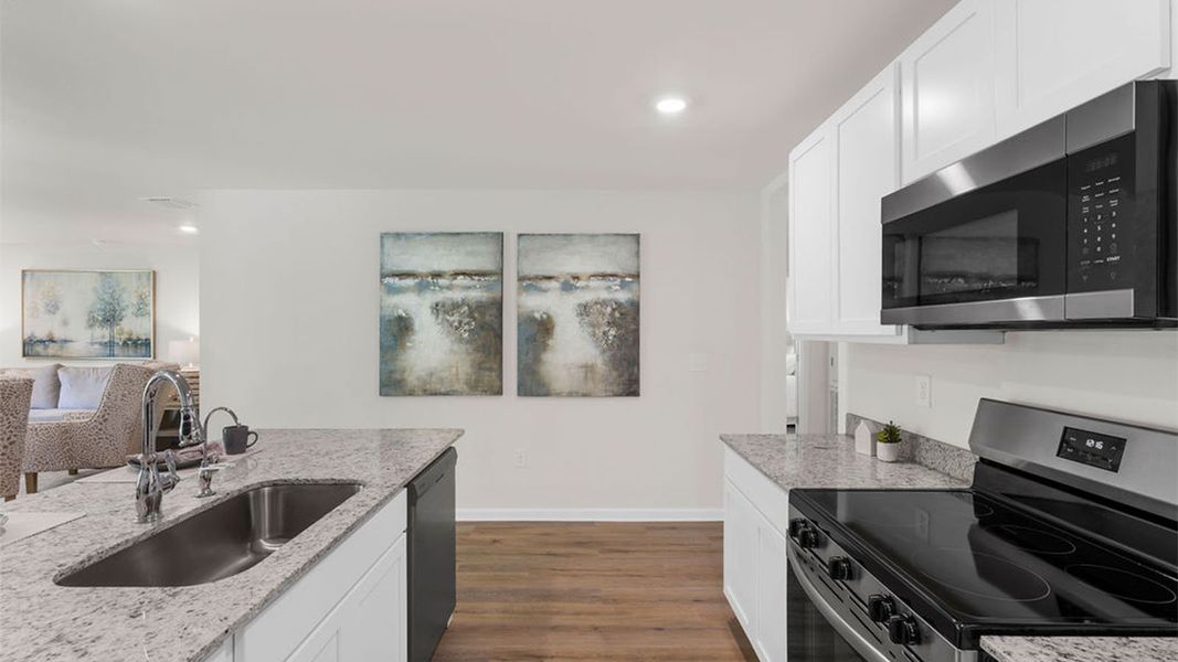 Furnished interior view inside a new home in Wesley Park, Crawfordville (Image 18).