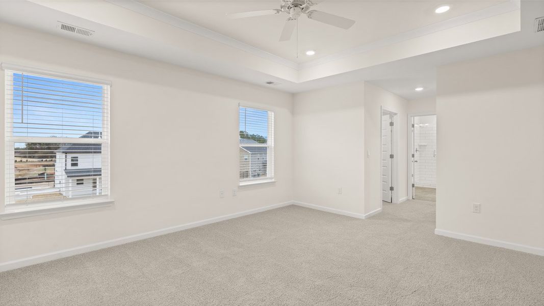 Spacious, unfurnished interior of a new home in The Gates at Pates Creek, Hampton (Image 45).