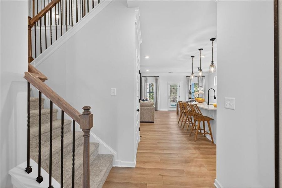 Furnished interior view inside a new home in Allen Manor, Hoschton (Image 6).