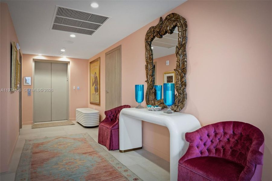 Furnished interior view inside a new home in , Bay Harbor Islands (Image 29).