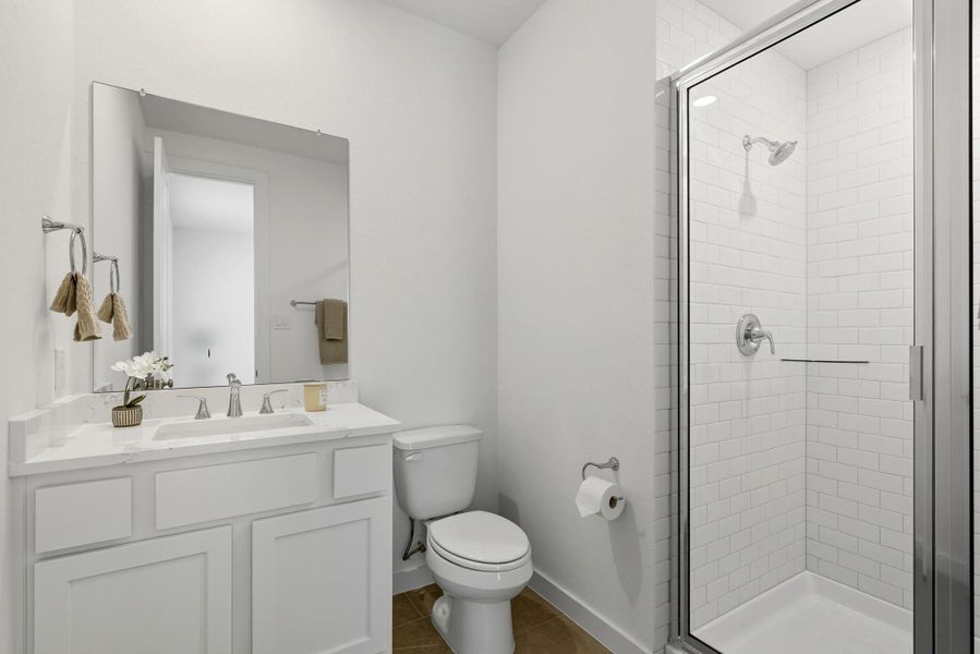 Guest suite bathroom. Guest suite bathroom.