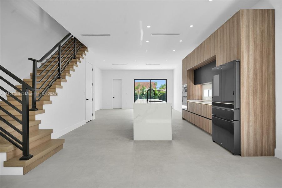 Furnished interior view inside a new home in , Miami (Image 11).