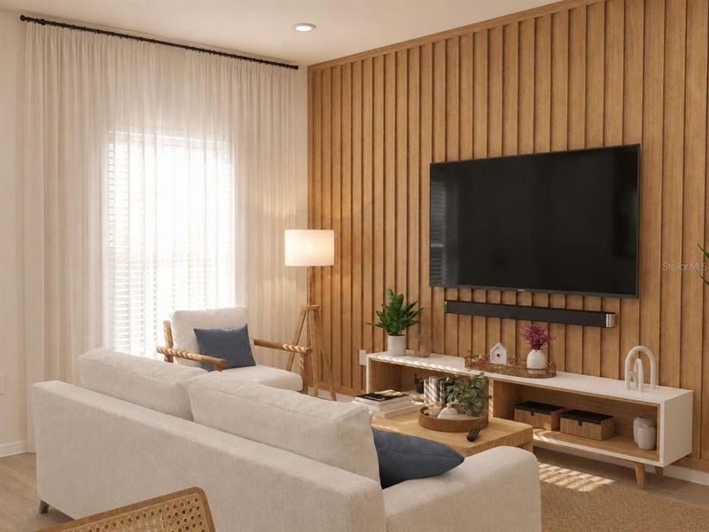 Furnished interior view inside a new home in , Sanford (Image 4).