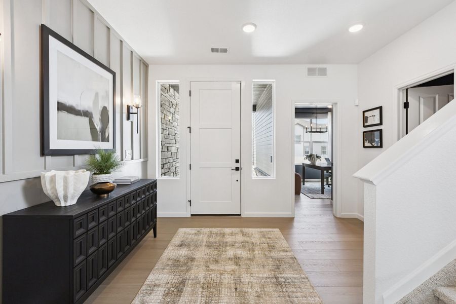 Representative furnished interior of a home built from the Jansen by Landsea Homes in Cherry Meadows, Brighton (Image 14).