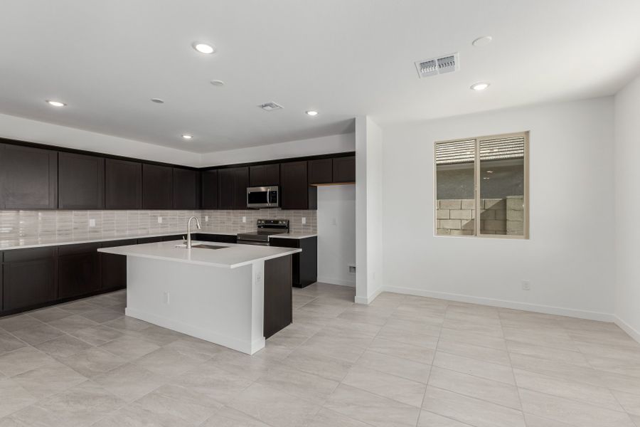 Furnished interior view inside a new home in Bentridge, Buckeye (Image 4).