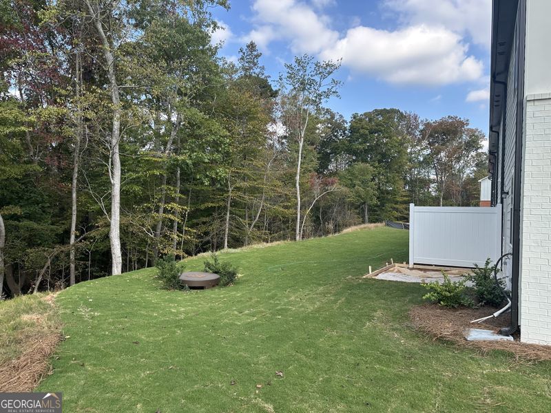 Exterior details and patio area of a home in Millstone at Mundy Mill, Gainesville (Image 3).