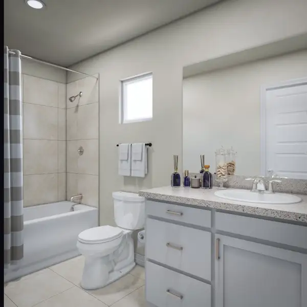 Furnished interior view inside a new home in Mason Woods, Cypress (Image 20). Furnished interior view inside a new home in Mason Woods, Cypress (Image 20).